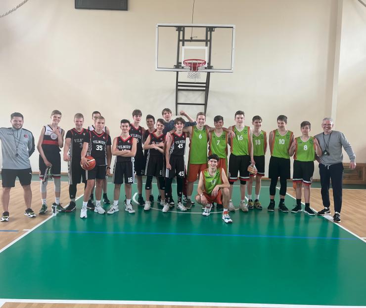 Draugiškos varžybos prieš ,,Vilniaus sostinės krepšinio“ komandą
