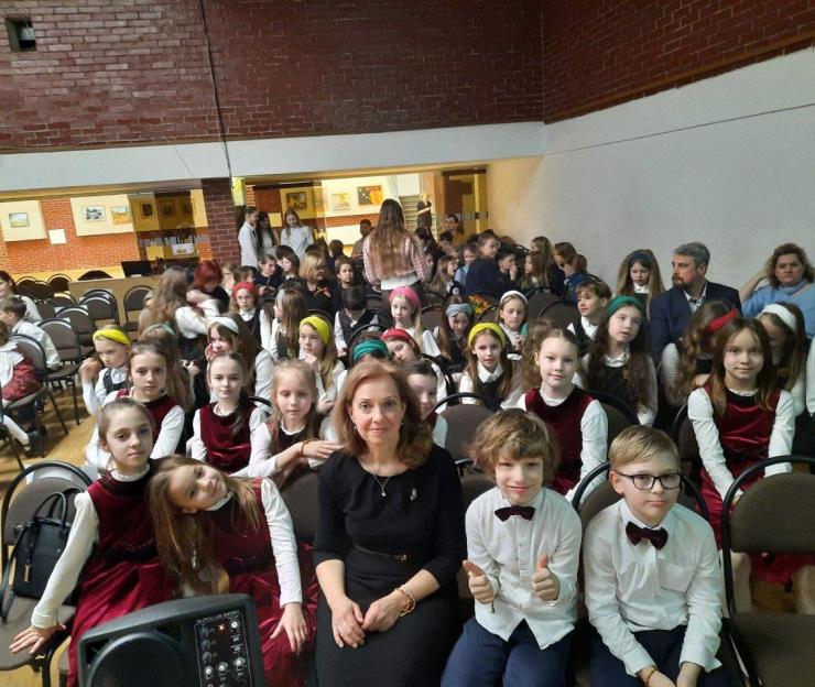 Gimnazijos jaunučių choras festivalyje ,,Laisvės spalvos"