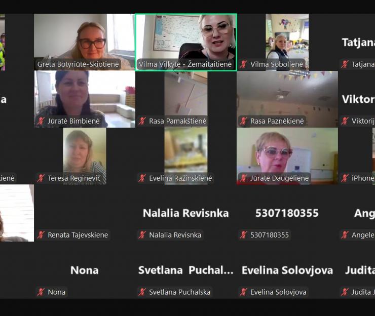 2025 m. balandžio–gegužės mėn. vyko nuotolinis seminarų ciklas „Valstybinė lietuvių kalba ikimokykliniame ugdyme“