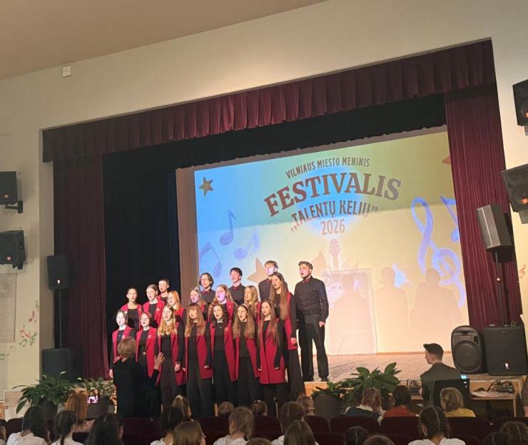 Kamerinis choras dalyvavo Vilniaus miesto menų festivalyje „Talentų keliu“