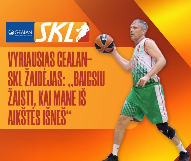 Deimantas Žemaitis - vyriausias GEALAN-SKL žaidėjas