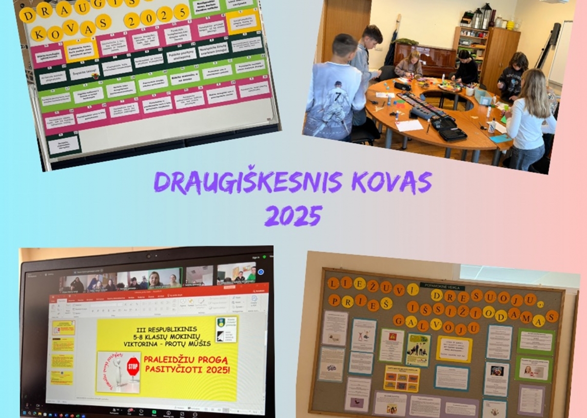 Draugiškesnis Kovas 2025