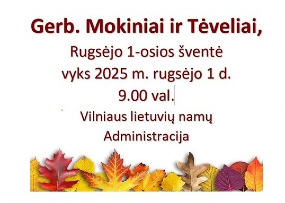 Rugsėjo 1-osios šventė