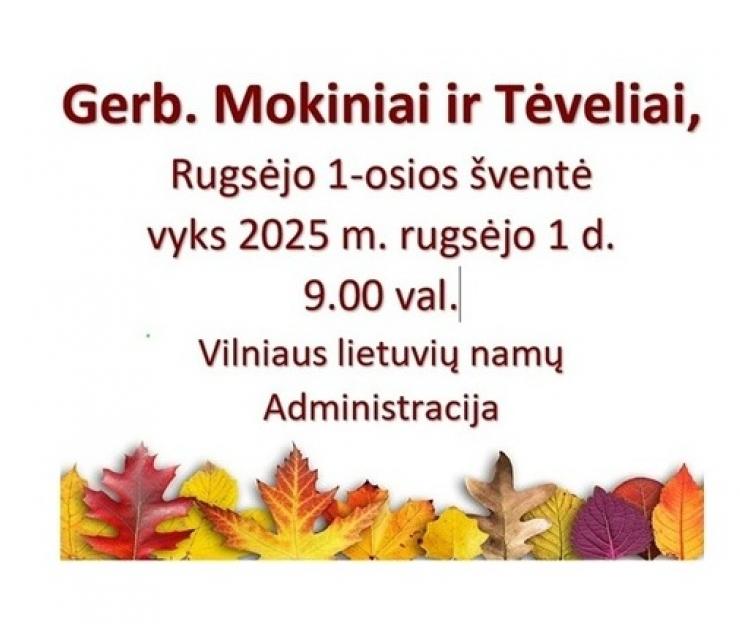 Rugsėjo 1-osios šventė