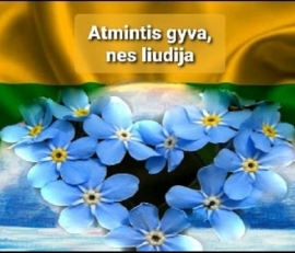 Minėdami Sausio -13-ąją – Laisvės gynėjų dieną, mokiniai piešė neužmirštuoles